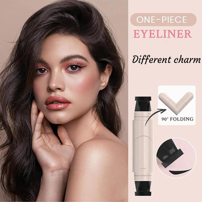 🔥LAST DAY SALE 49% OFF 🥇BUY 1 GET 1 FREE- New Foldable Eyeliner Stamp for Perfect Wings✨
