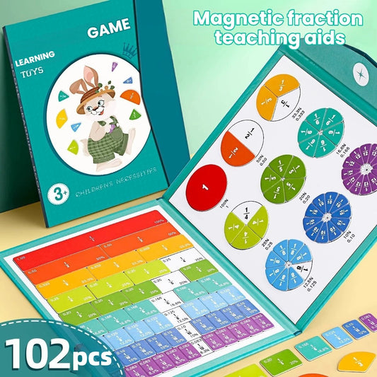 Magnetic Math Master Kit, 102 pcs - Ideal for Kids Learning & Fun⭐