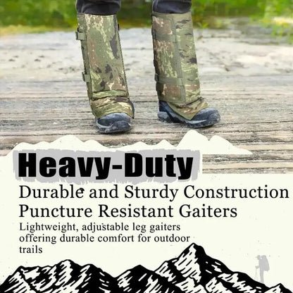 Snake-Resistant Outdoor Leg Gaiters