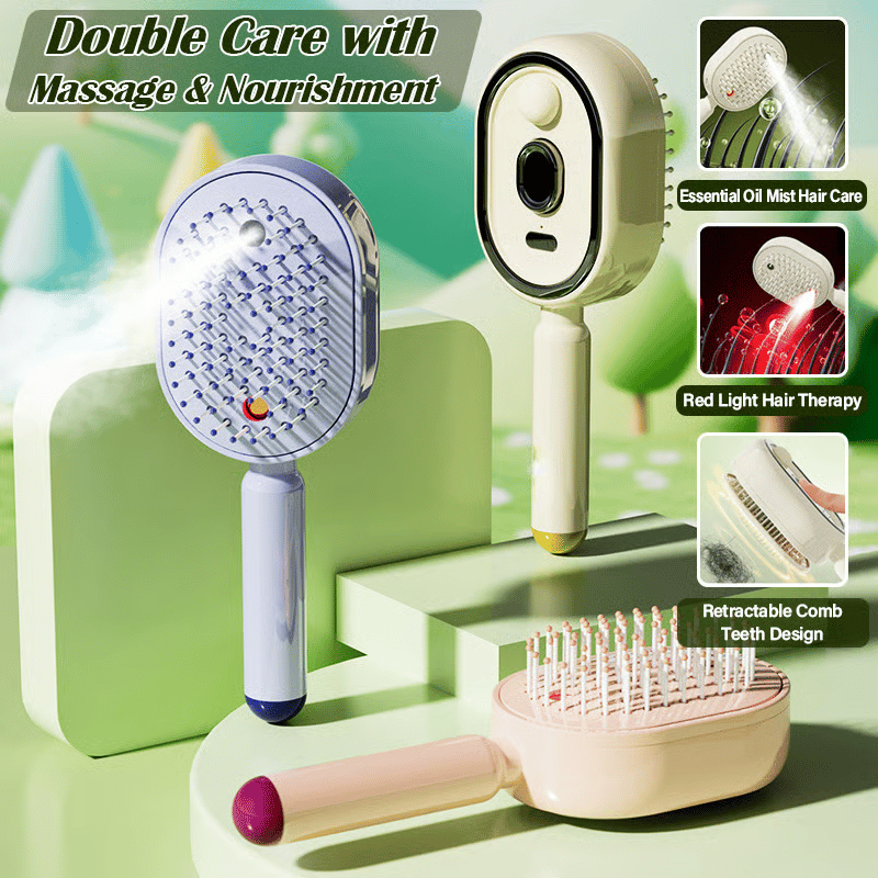🔥LAST DAY 50% OFF - 2026 Electric Spray Air Cushion Massage Comb