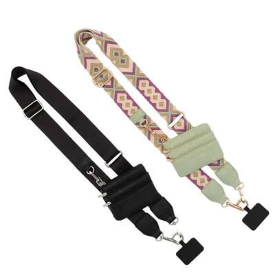💖HOT SALE-49% OFF📱Crossbody Phone Strap with Zippered Pouch