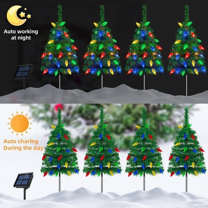 🎄4-in-1 Aurora Haven Outdoor LED Light (with 80 strawberry decorations)