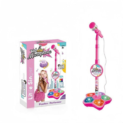 🔥Last Day 49% OFF - Microphone Toy, Karaoke Machine Toy with Light