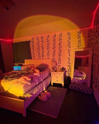 ✨16 Colors Sunset Lamp Projector- LED Rainbow Night Light for Photography,Party,Home Decor, Xmas Gift