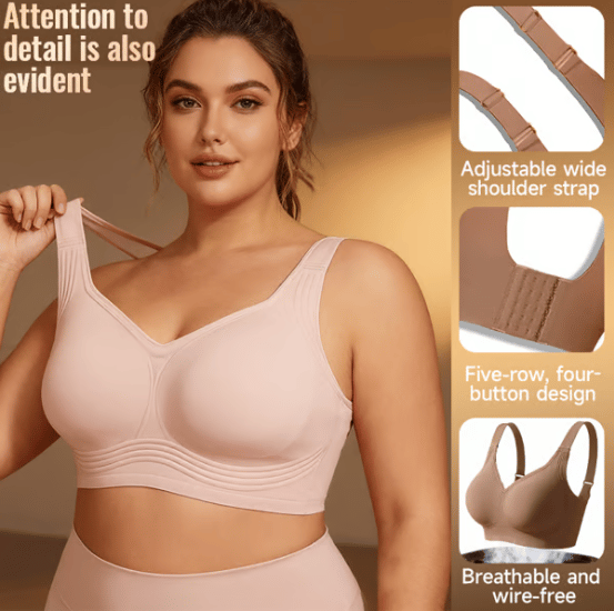 🏆BUY 1 GET 1 FREE -Super firming bra | Women Wirefree Bras 👍No more sagging breasts