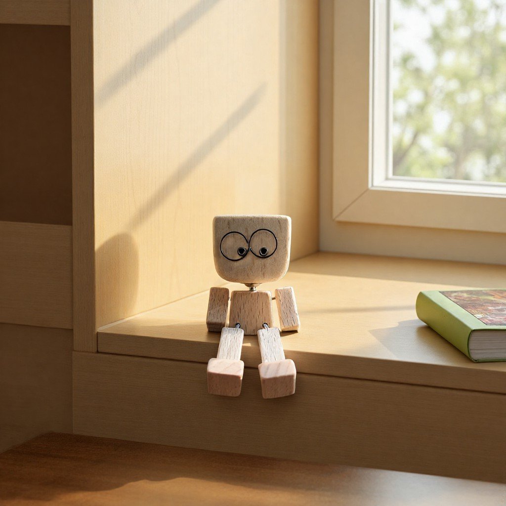 🎁Last Day 50% OFF🔥Handmade Charming Little Wooden Figure That Sways with 12PCS Magnetic Expressions