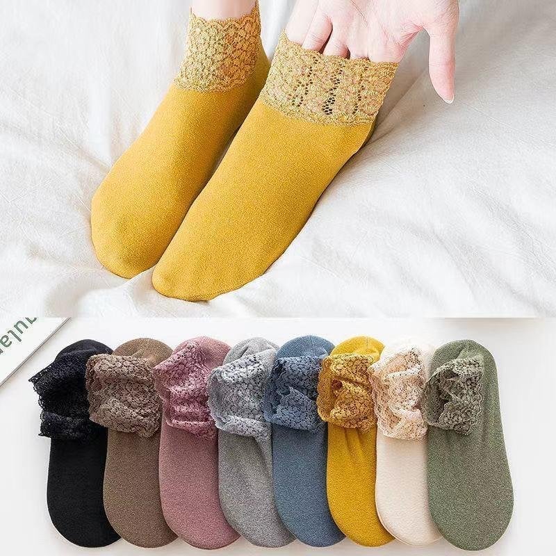 💖2025 Seasonal Promotion💖New Fashion Lace Warmer Socks (One size fit all)