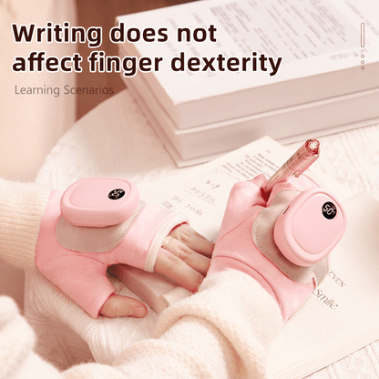 🔥Last Day 49% OFF💖✨Smart Thermostatic Heated Fingerless Gloves | Warm + Flexible + All-Day Cozy 🤗