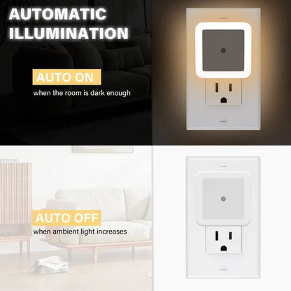 🔥Hot Sale Promotion 49% OFF🎁✨Night Lights Plug into Wall 6-Pack