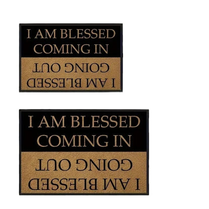 🔥Blessed Home Essential🔥Letter Patter Door Mat - Blessed Coming & Going