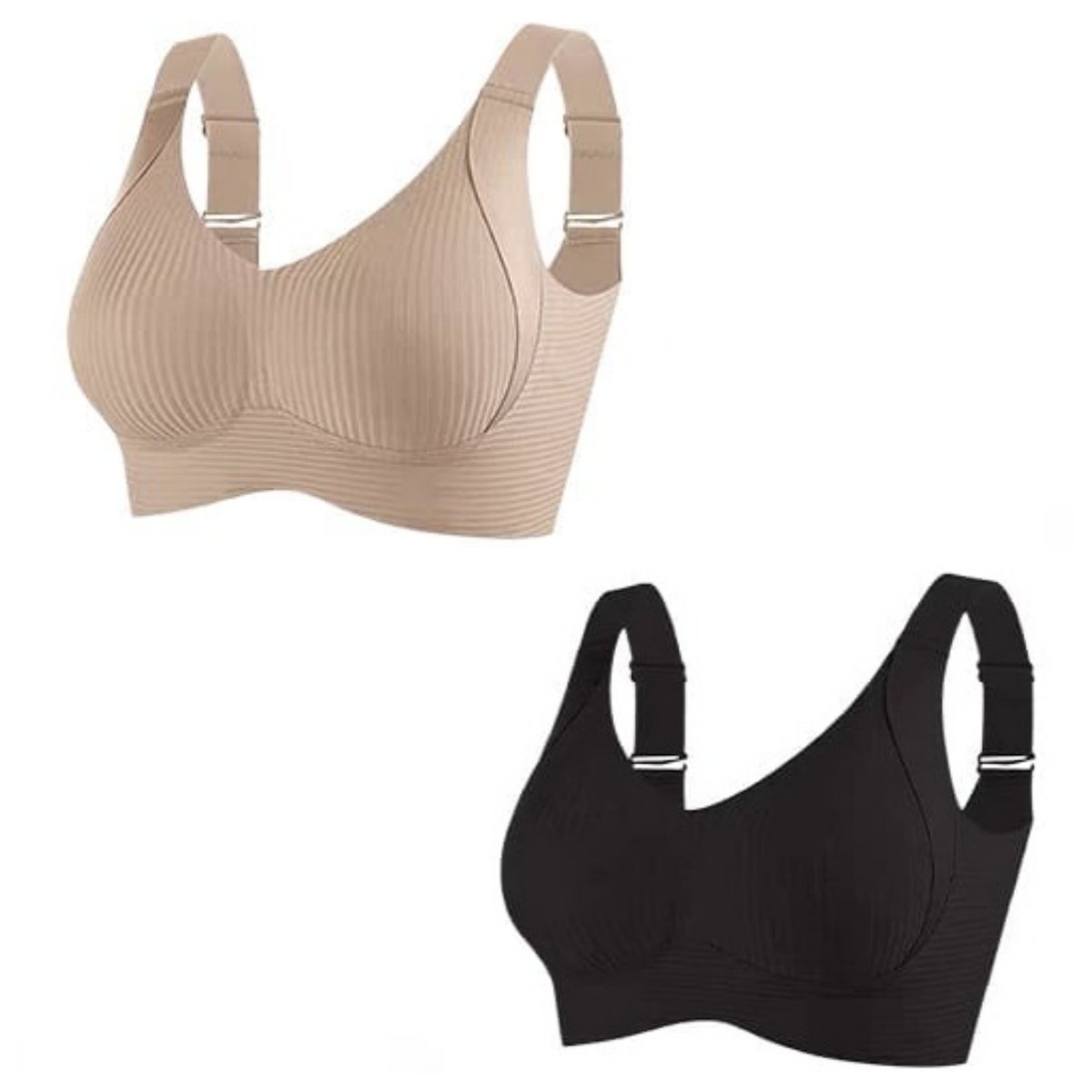 🎁Last Day Buy 1 Get 1 Free🔥Women's Ribbed Adjustable Wireless Bra