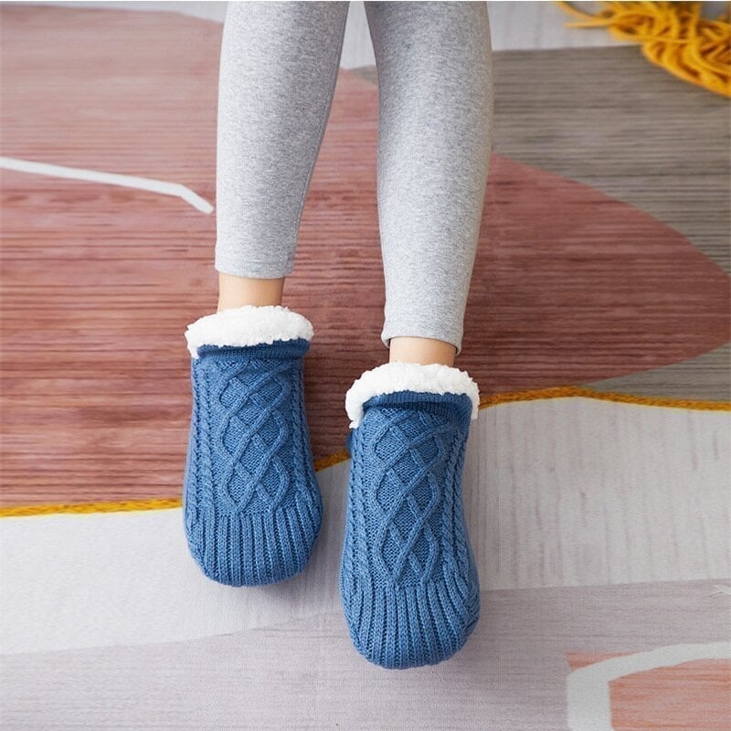 Indoor Non-slip Thermal Socks✅ Bye to Numbness, Pain and Swelling ✅ Foot issues and sensitive feet ✅ Help increase blood flow and circulation