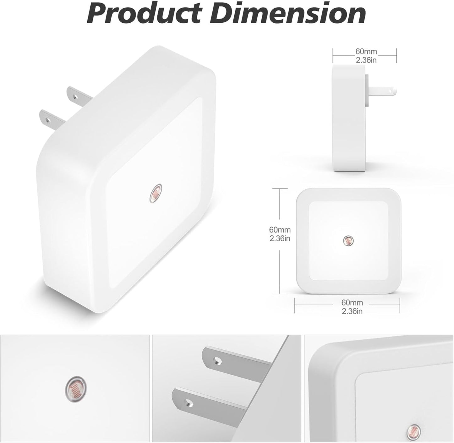 🔥Hot Sale Promotion 49% OFF🎁✨Night Lights Plug into Wall 6-Pack