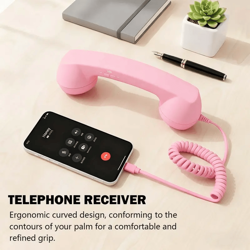 🔥Last Day 49% OFF-Retro Choice-Bluetooth Phone Handset, Wireless/Wired & USB Mobile Phone Receiver for Comfortable Calls