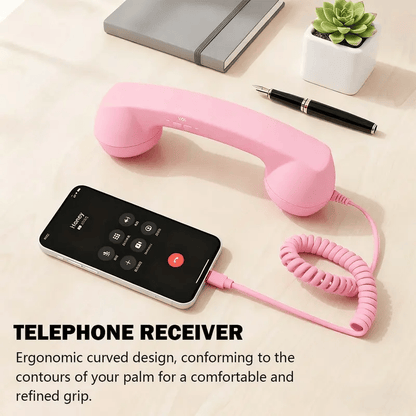 🔥Last Day 49% OFF-Retro Choice-Bluetooth Phone Handset, Wireless/Wired & USB Mobile Phone Receiver for Comfortable Calls