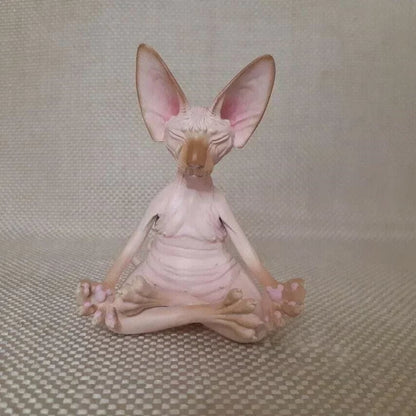 🔥HOT SALE Promotion🔥😻Sphynx Cat Meditate Yoga
