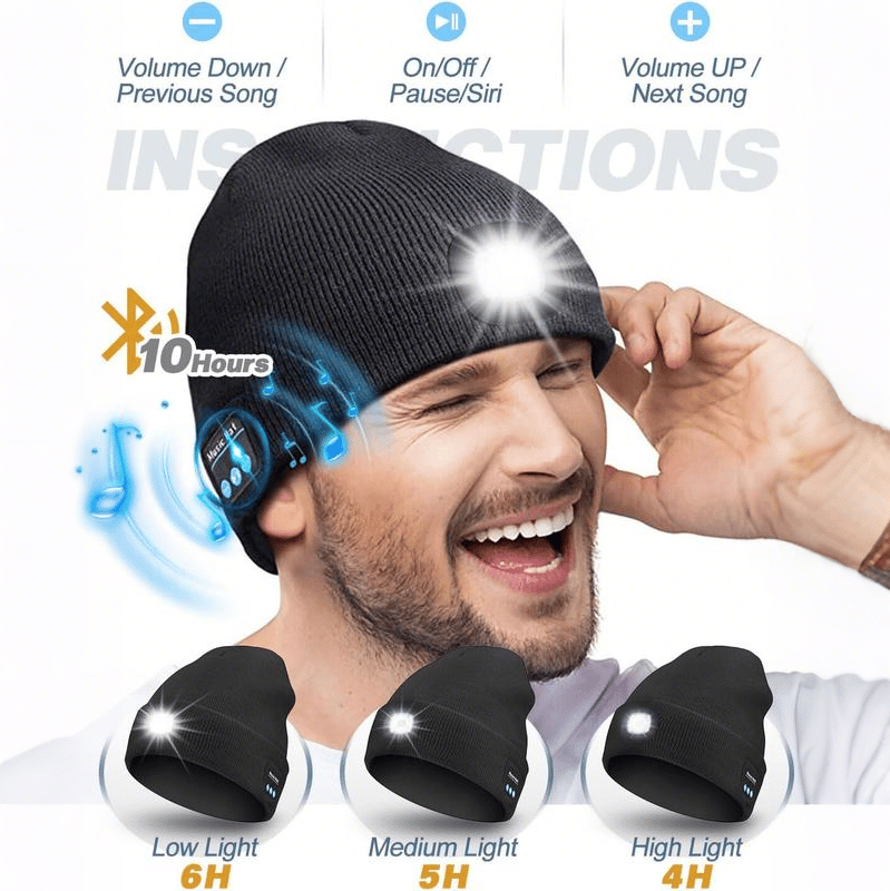 🎄EARLY CHRISTMAS SALE 49% OFF🎅3-in-1 Function Bluetooth Beanie