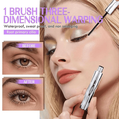 🎁Last Day - BUY 1 GET 1 FREE✨Eyelash Primer,Tubular Eyelash Primer,WaterproofLong Curling Mascara,Natural And Non-Smudged