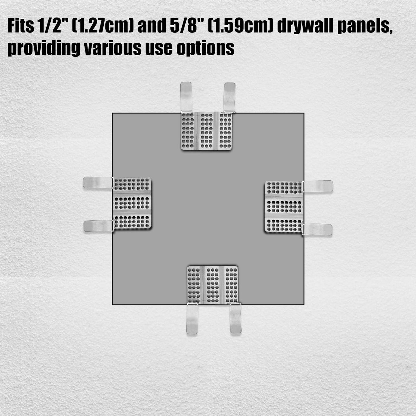 Drywall Repair Clips Kit - No-Stud Wall Patch Support