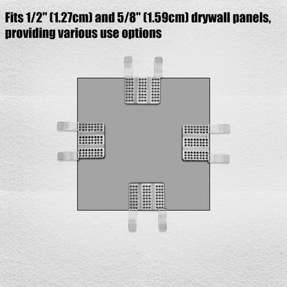 Drywall Repair Clips Kit - No-Stud Wall Patch Support