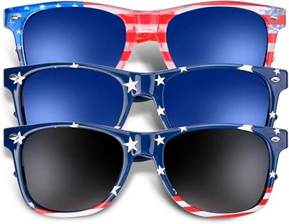 Flash Sale 60% OFF⭐ - 3 Pairs American Flag Sunglasses