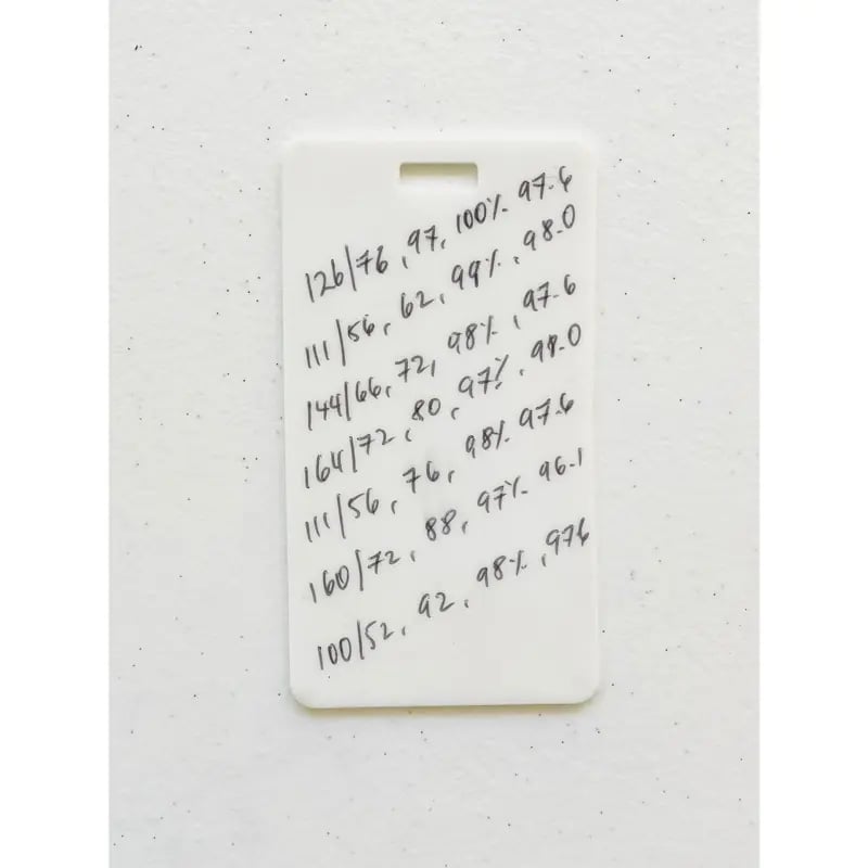 🩺Erasable Badge Note | Dual-Side Writable, Fade-Proof & No Blur (🖊Write. Wipe. Repeat.) 🎁Free Badge Clip Included📋