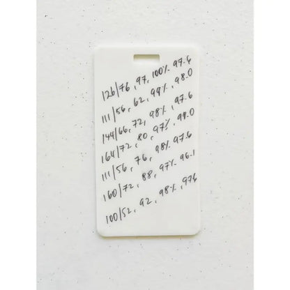 🩺Erasable Badge Note | Dual-Side Writable, Fade-Proof & No Blur (🖊Write. Wipe. Repeat.) 🎁Free Badge Clip Included📋