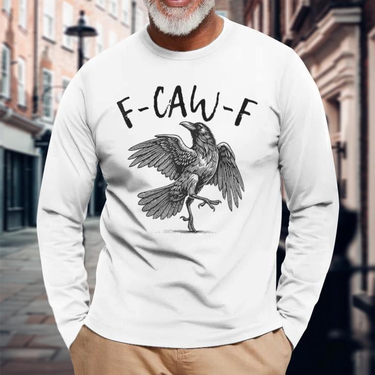 Humorous Crow Graphic T-Shirt – Say It With a Caw!