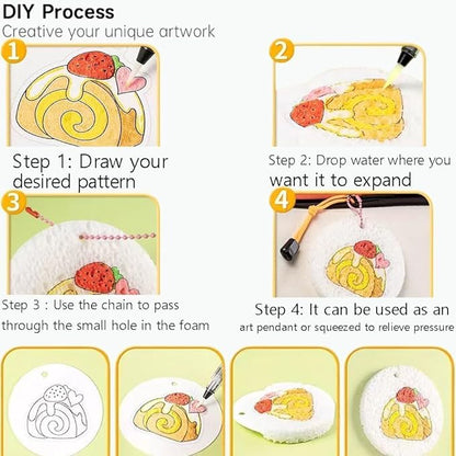 😃 Great Summer Activity Idea! – Magic 3D Foam Texture Painting Kit 🎨✨