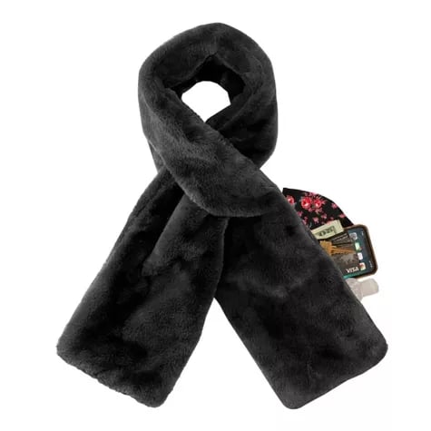 🔥Last Day 49% OFF❄️ Faux-Fur Pull-Through Scarf with Hidden Pocket