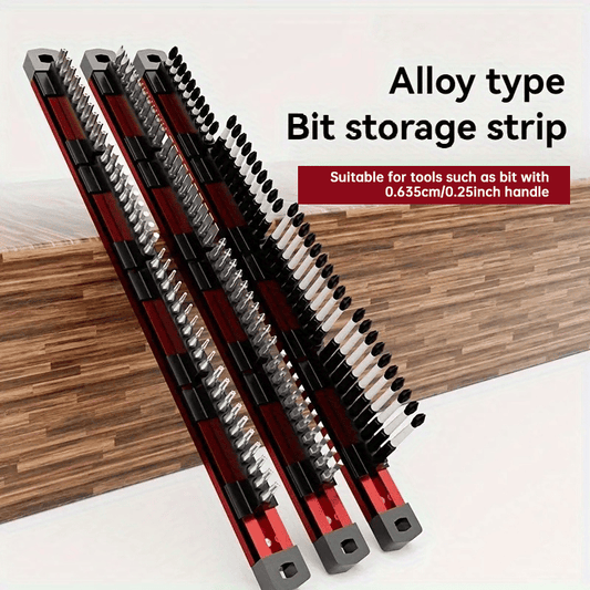 🔥Last Day 49% OFF-Pro-Series Aluminum Magnetic Hex Bit Organizer | 40-Slot 1/4" Drive Holder