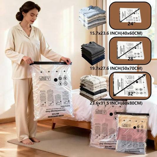 🔥Hot Sale 49% off 🧳 Cordless Travel Vacuum Storage Compression Bag Set