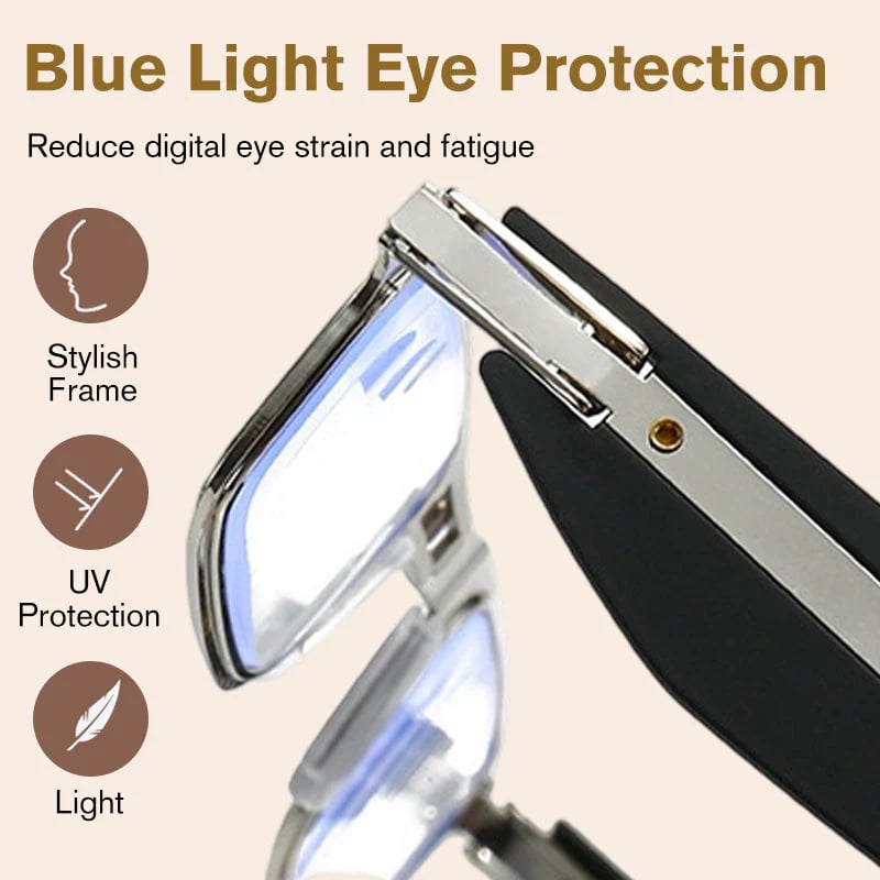 🔥LAST DAY 49% OFF -Foldable Anti-Blue Light Reading Glasses with Case