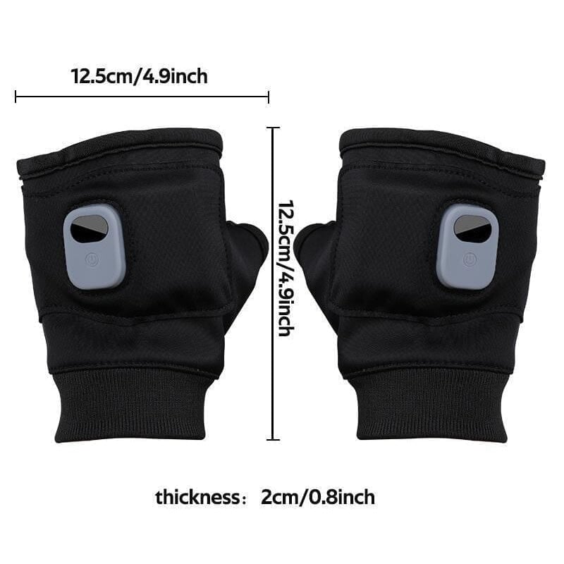 🔥Last Day 49% OFF💖✨Smart Thermostatic Heated Fingerless Gloves | Warm + Flexible + All-Day Cozy 🤗