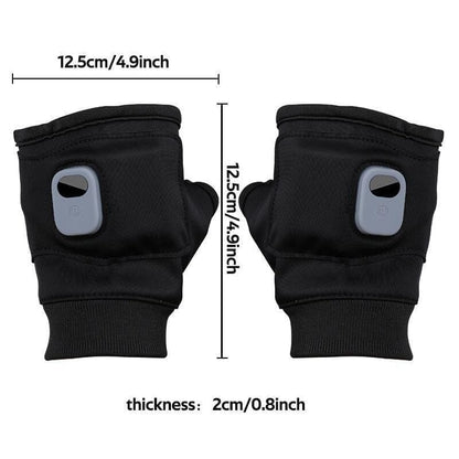 🔥Last Day 49% OFF💖✨Smart Thermostatic Heated Fingerless Gloves | Warm + Flexible + All-Day Cozy 🤗