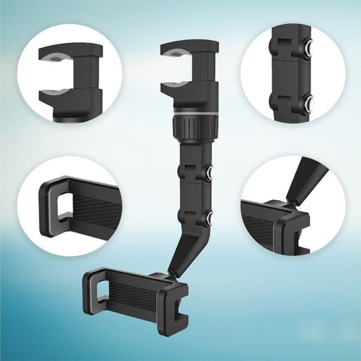 🔥Summer Hot Sale - 48% OFF🔥🔥🔥 360° Car Rearview Mirror Mount Stand Holder for Cell Phone