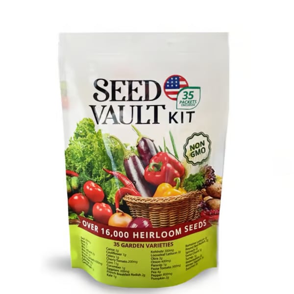 🔥Last Day 49% OFF🥒🍅Vegetable Seed Vault Kit | 35 Variety Pack