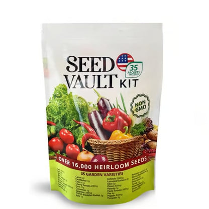 🔥Last Day 49% OFF🥒🍅Vegetable Seed Vault Kit | 35 Variety Pack