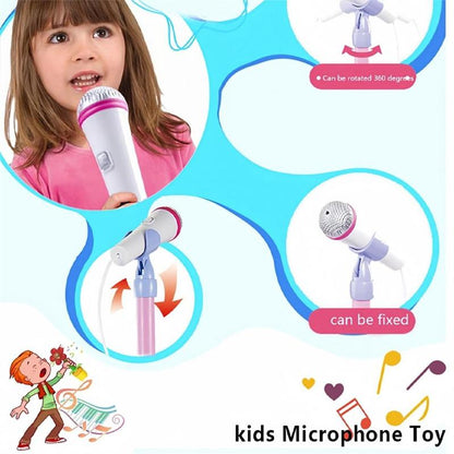 🔥Last Day 49% OFF - Microphone Toy, Karaoke Machine Toy with Light