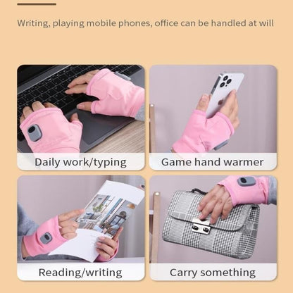 🔥Last Day 49% OFF💖✨Smart Thermostatic Heated Fingerless Gloves | Warm + Flexible + All-Day Cozy 🤗