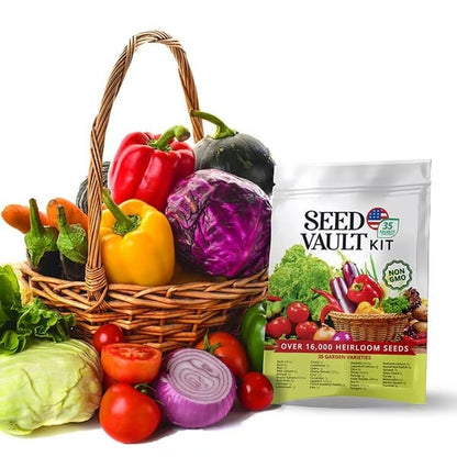 🔥Last Day 49% OFF🥒🍅Vegetable Seed Vault Kit | 35 Variety Pack