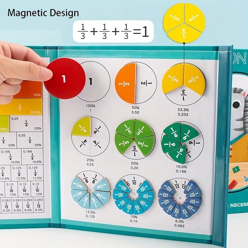 Magnetic Math Master Kit, 102 pcs - Ideal for Kids Learning & Fun⭐
