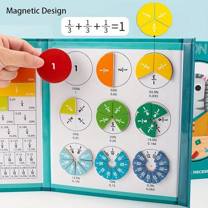 Magnetic Math Master Kit, 102 pcs - Ideal for Kids Learning & Fun⭐