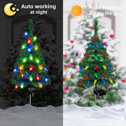 🎄4-in-1 Aurora Haven Outdoor LED Light (with 80 strawberry decorations)