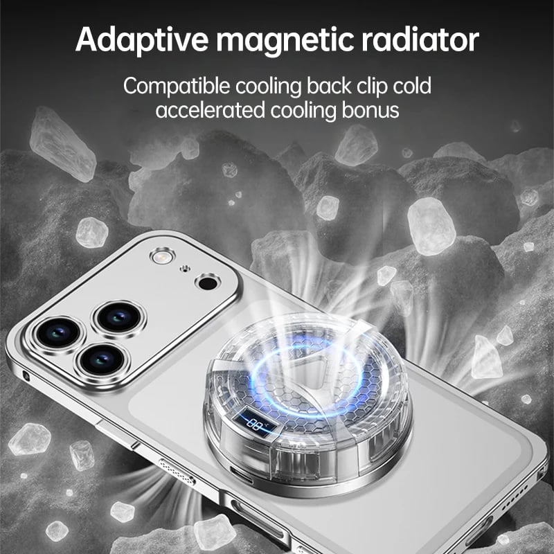 Aluminum Alloy Cooling Frame Heat Dissipation Case for iPhone 17 Series