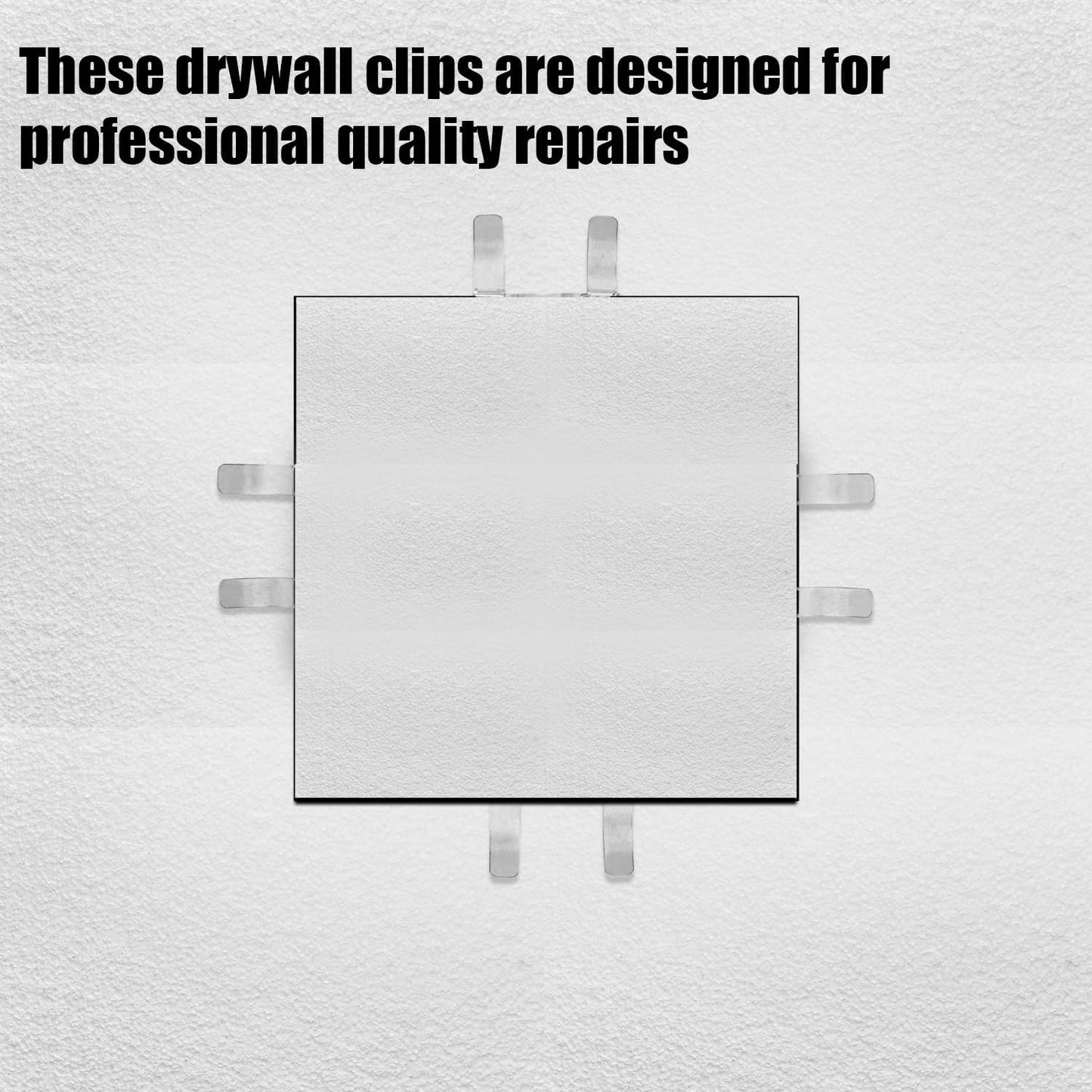 Drywall Repair Clips Kit - No-Stud Wall Patch Support
