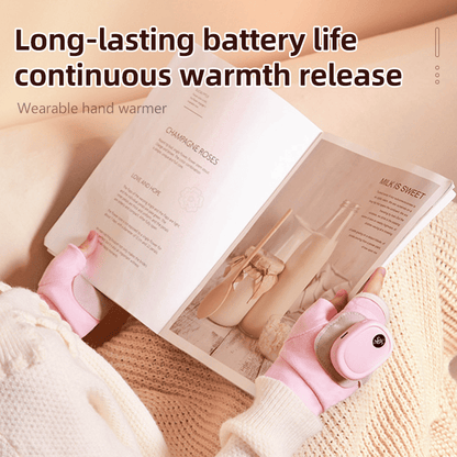 🔥Last Day 49% OFF💖✨Smart Thermostatic Heated Fingerless Gloves | Warm + Flexible + All-Day Cozy 🤗