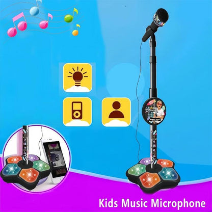 🔥Last Day 49% OFF - Microphone Toy, Karaoke Machine Toy with Light