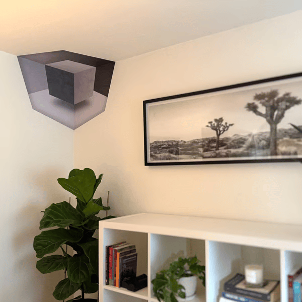 🔥Last Day 49% OFF-Modern Geometric Corner - Wall Art That Reshapes Reality 🧠✨