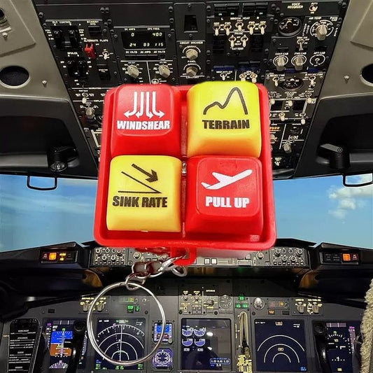 ✈Pilot Alert Keychain – EGPWS Sound Simulator | Authentic for the Aviation Fans